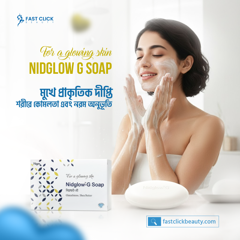 Nidglow– G Soap (Glutathione,shea butter)